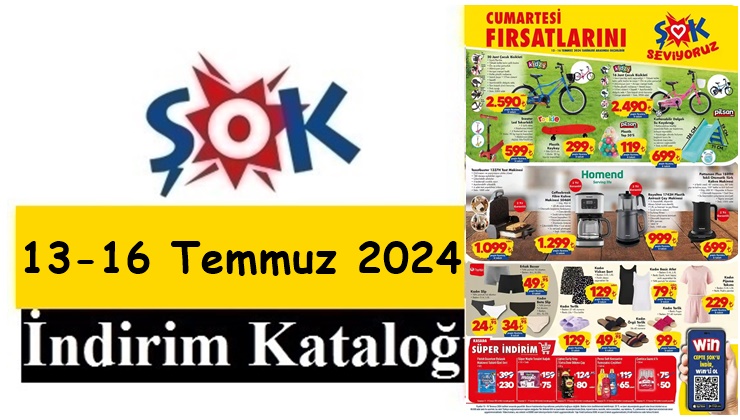 13-16 Temmuz 2024 ŞOK Aktüel Ürünler Kataloğu
