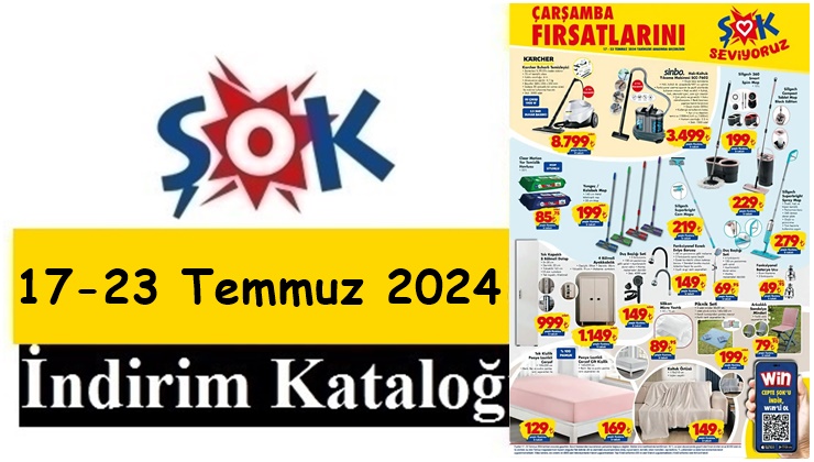 17-23 Temmuz 2024 ŞOK Aktüel Ürünler Kataloğu