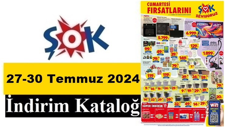 27-30 Temmuz 2024 ŞOK Aktüel Ürünler Kataloğu