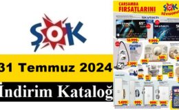 31 Temmuz -1 Ağustos 2024 ŞOK Aktüel Ürünler Kataloğu