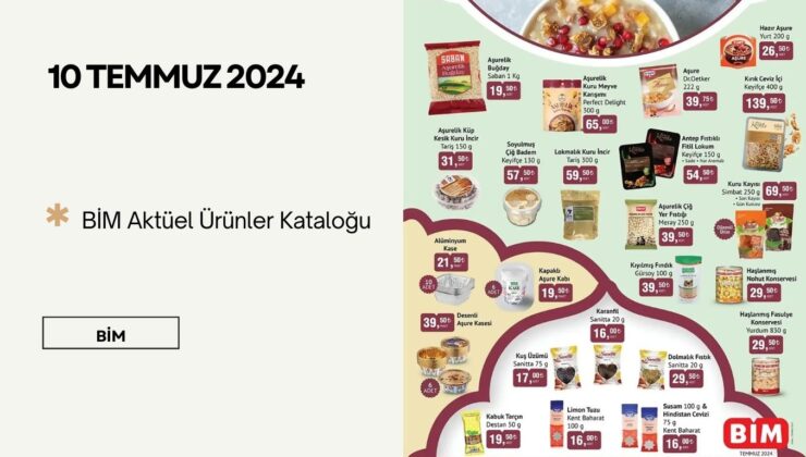 09 Temmuz 2024 BİM Aktüel Ürünler Kataloğu