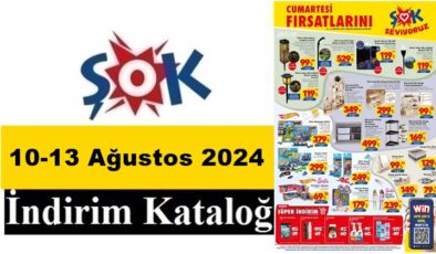 10-13 Ağustos 2024 ŞOK Aktüel Ürünler Kataloğu