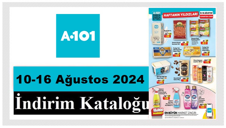 10-16 Ağustos 2024 A101 Aktüel Ürünler Kataloğu