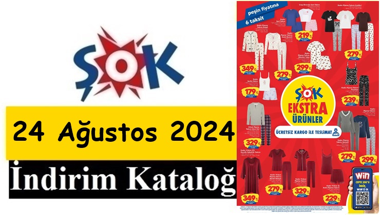 24 Ağustos 2024 ŞOK Aktüel Ürünler Kataloğu