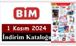 1 Kasım 2024 BİM Aktüel Ürünler Kataloğu