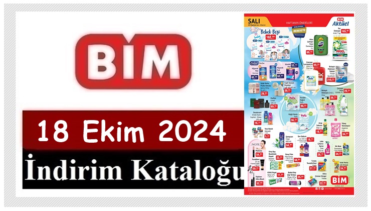 18 Ekim 2024 BİM Aktüel Ürünler Kataloğu