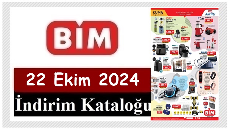 22 Ekim 2024 BİM Aktüel Ürünler Kataloğu