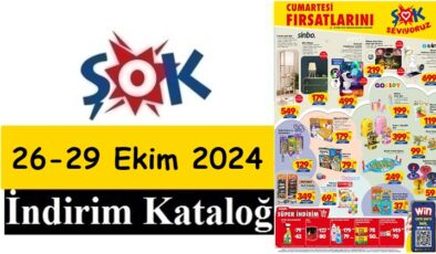 26 Ekim 2024 ŞOK Aktüel Ürünler Kataloğu