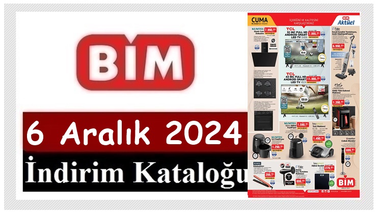 6 Aralık 2024 BİM Aktüel Ürünler Kataloğu